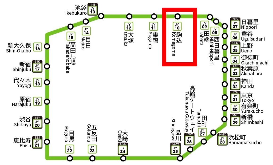 2F京都新装修日式房间jr山手线步行1Min地铁直达新宿池袋上野东京站 Τόκιο Εξωτερικό φωτογραφία